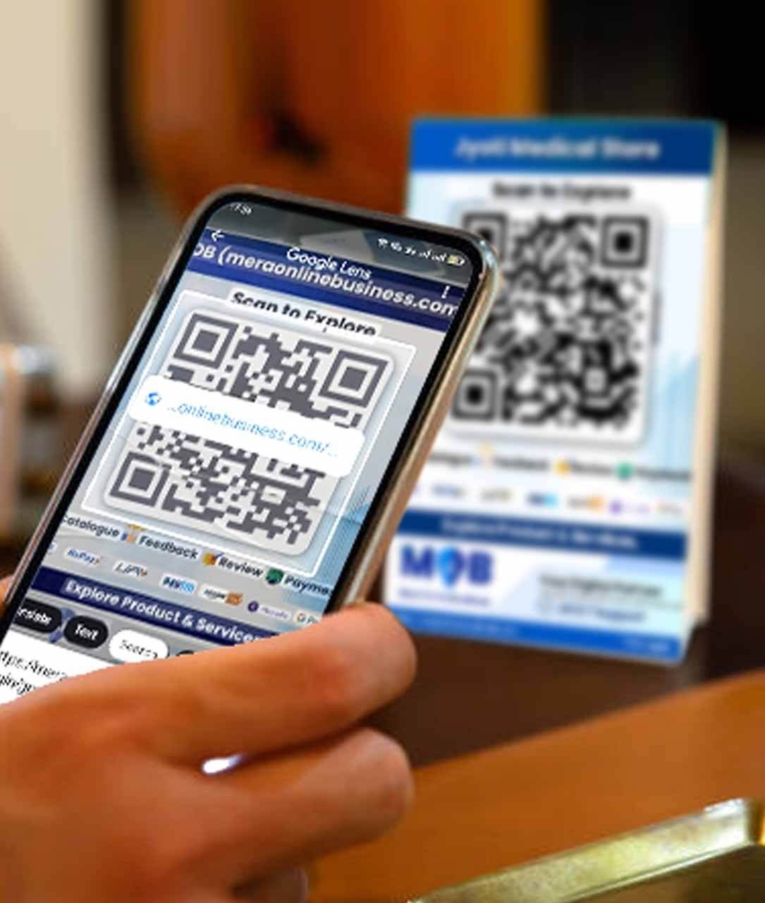 3rd step to generate business qr