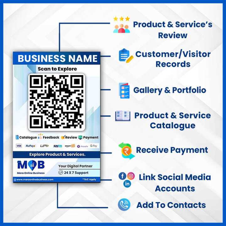 Business QR benefits and features