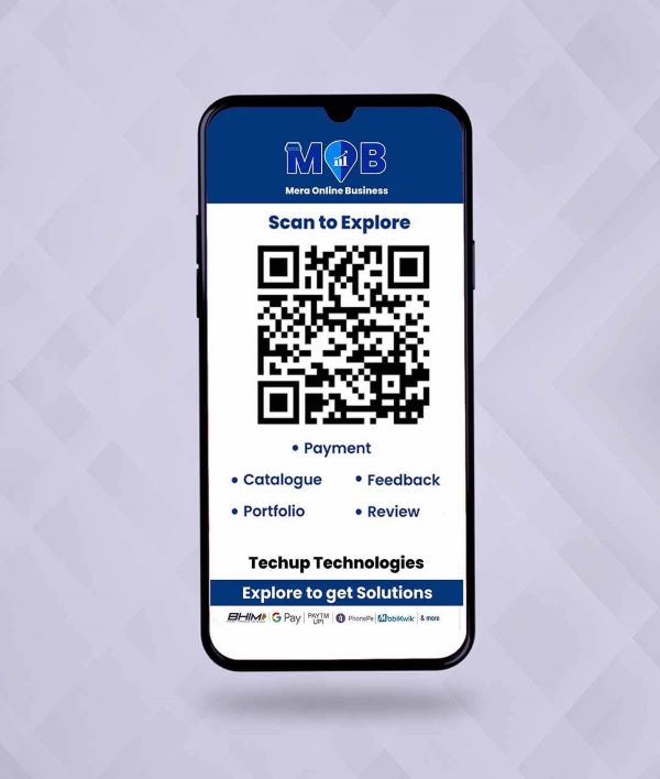 Second step to generate business qr